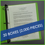 Bulk 20 boxes Lightweight Sheet Protectors