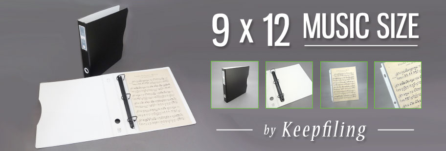 Music Folio - Music Folders - 9x12 Art Portfolio at Keepfiling
