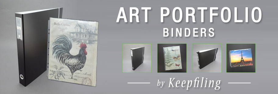 Keepfiling Art Portfolio Binders with Sheet Protectors