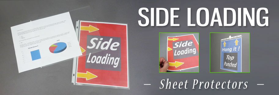 Side Loading Sheet Protectors by Keepfiling