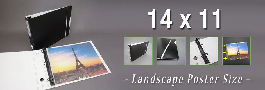 Keepfiling Portfolio 11x14 Landscape Binders and Sheet Protectors