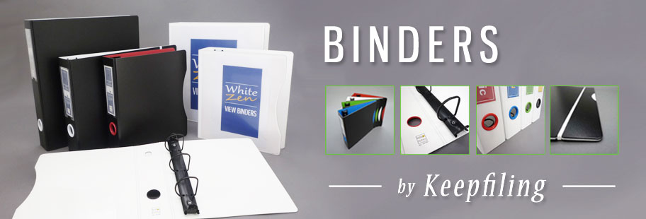3 Ring Binders with D Ring - D Ring Binders from Keepfiling
