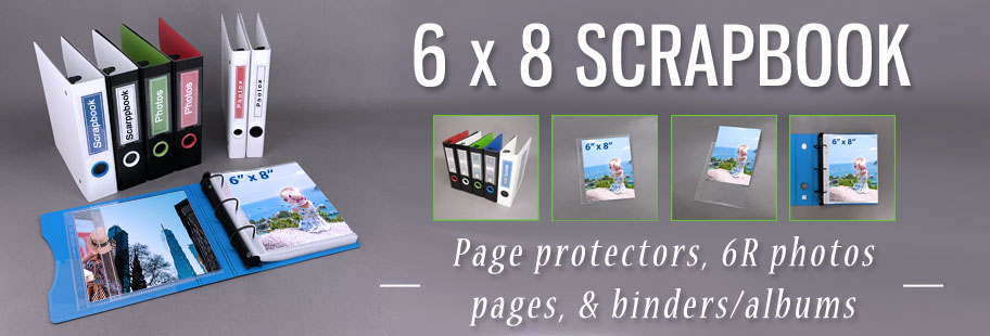 Keepfiling 6x8 Page Protectors for Scrapbook and Photos