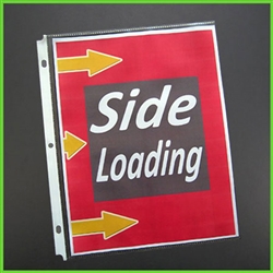 Secure Side Loading Sheet Protectors 8.5x11 Letter Size Clear