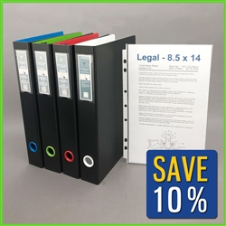Keepfiling Legal Size Binder Combo